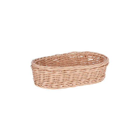 04060 Chef Inox Display Baskets & Bowls Oval Bread Basket Polypropylene 230x160x70mm