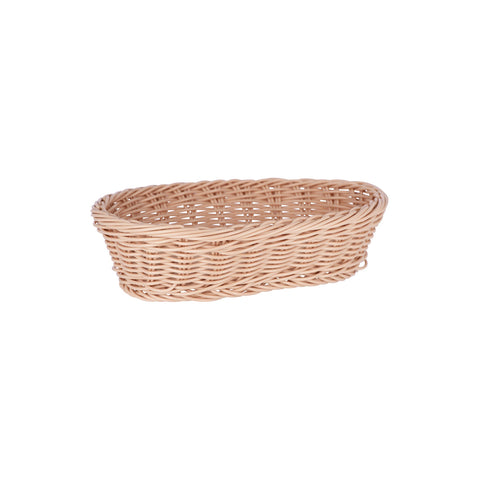 04063 Chef Inox Display Baskets & Bowls Oval Bread Basket Polypropylene 265x185x65mm