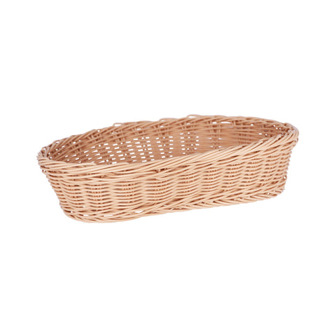 04066 Chef Inox Display Baskets & Bowls Oval Bread Basket Polypropylene 300x225x75mm