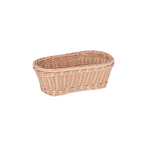 04070 Chef Inox Display Baskets & Bowls Rectangular Bread Basket Polypropylene 220x130x85mm