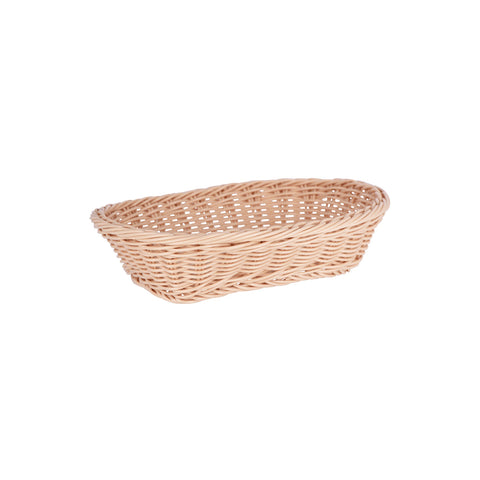 04073 Chef Inox Display Baskets & Bowls Rectangular Bread Basket Polypropylene 255x185x70mm