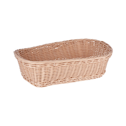 04076 Chef Inox Display Baskets & Bowls Rectangular Bread Basket Polypropylene 310x210x90mm