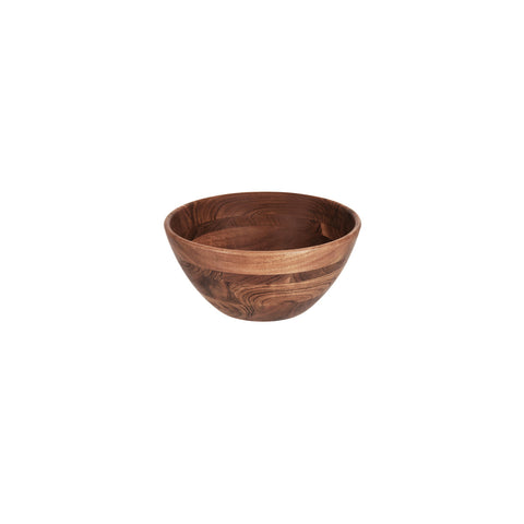 04775 Chef Inox Serve Natural Acacia Round Deep Display Bowl 280x130mm