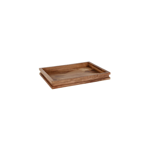 04791 Chef Inox Serve Natural Acacia Display Tray GN 1/2 325x365x40mm