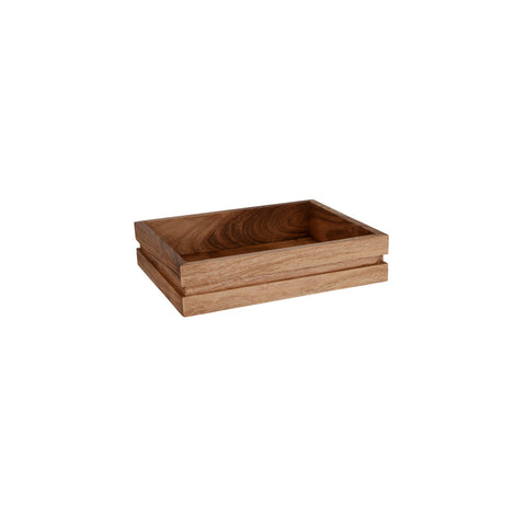 04792 Chef Inox Serve Natural Acacia Display Tray GN 1/2 325x265x75mm