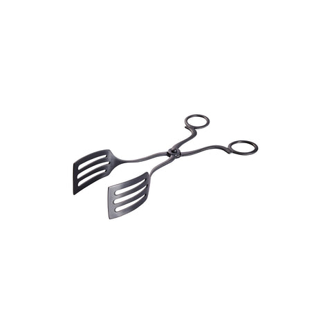 15012-BK Black Serving Utensils Deluxe Scissor Pastry Tong 212mm