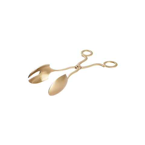 15013-C Champagne Serving Utensils Deluxe Scissor Salad Tong 212mm