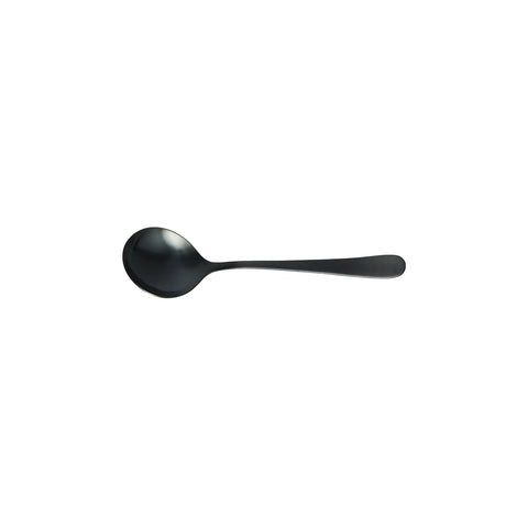 19054 Miami Black Cutlery Soup Spoon 169mm CH May Catering Supplies