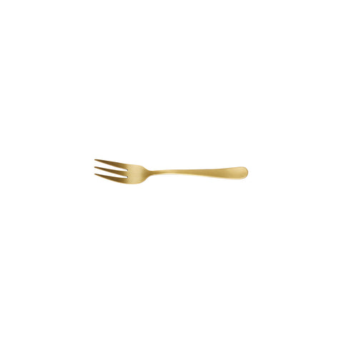 19158 Miami Gold Cutlery Cake Fork 143mm CH May Catering Supplies