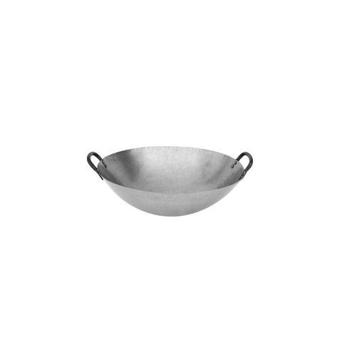20516 Chinese Cooking Utensils Round Iron Wok w/ 2 Handles 400mm