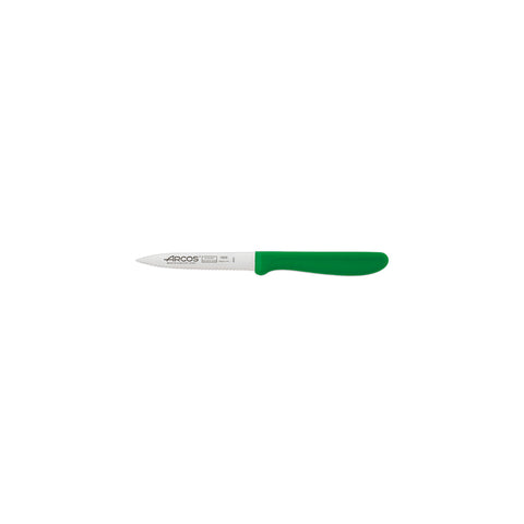 250222 Arcos Gènova Knives Paring Knife Serrated Blade Green 100mm