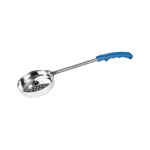 36978 Spoodles / Portion Control Perforated Spoodle w/ Blue Handle 240ml
