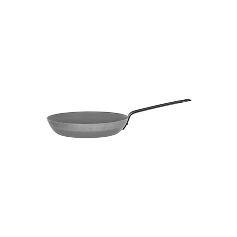 37124 Chef Inox Steel Frypans Black Steel Frypan 240x45mm