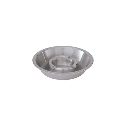 40059 Ashtrays Double Well Ashtray Stainless Steel 160mm