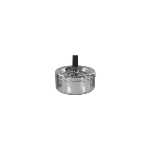 40064 Ashtrays Wind Proof Ashtray Stainless Steel 100mm