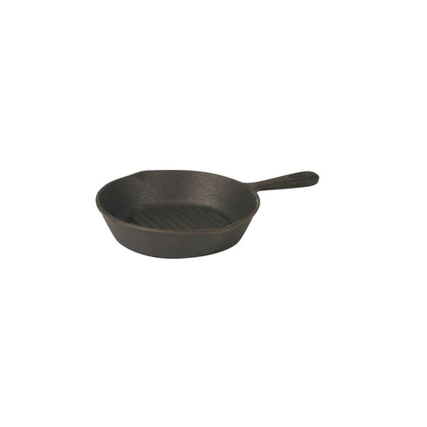 41078 Cast Iron Cookware Round Skillet Ribbed 200mm