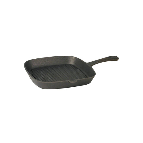 41095 Cast Iron Cookware Square Skillet Ribbed 230x230mm