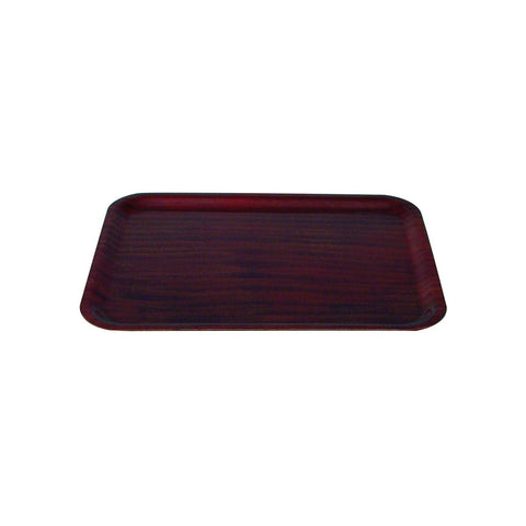 41347 Trays & Platters Trenton Rectangular Wood Tray Mahogany 430x330mm