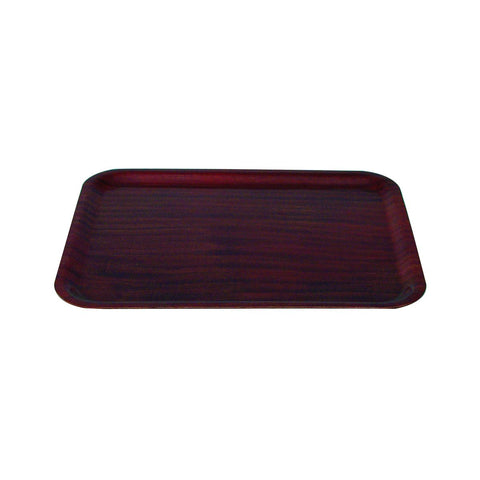 41350 Trays & Platters Trenton Rectangular Wood Tray Mahogany 480x370mm