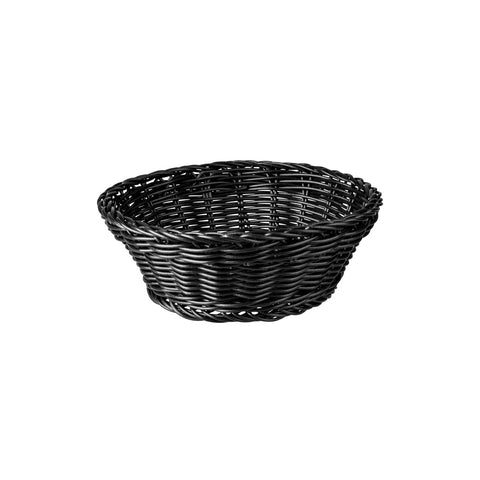 41880-BK Serving Baskets Round Display Basket Black 205x70mm