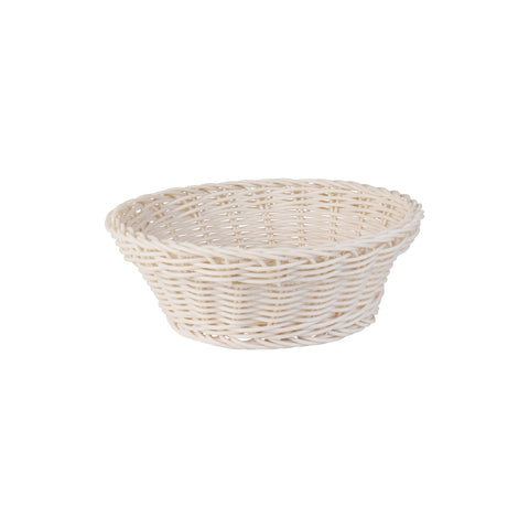 41880-T Serving Baskets Round Display Basket Taupe 205x70mm