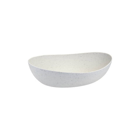 466534-W Cheforward Emerge Emerge Oval Bowl Stone Natural 270x348mm / 3.8Lt