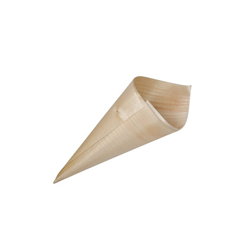 47712 Bio Wood Disposables Bio Wood Cone 120mm