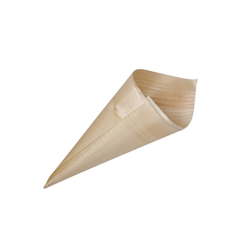 47718 Bio Wood Disposables Bio Wood Cone 180mm
