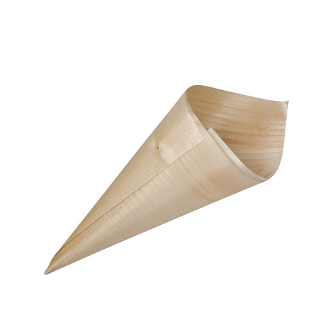 47724 Bio Wood Disposables Bio Wood Cone 240mm