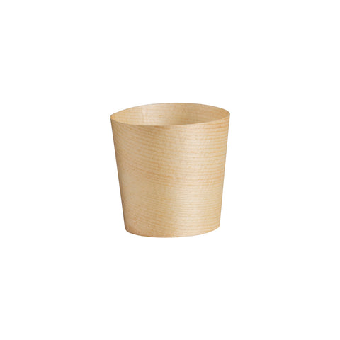 47745 Bio Wood Disposables Bio Wood Cup 45x45mm