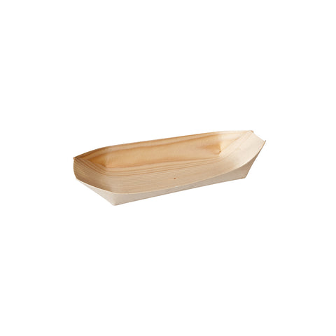 47806 Bio Wood Disposables Bio Wood Oval Boat 60x45mm