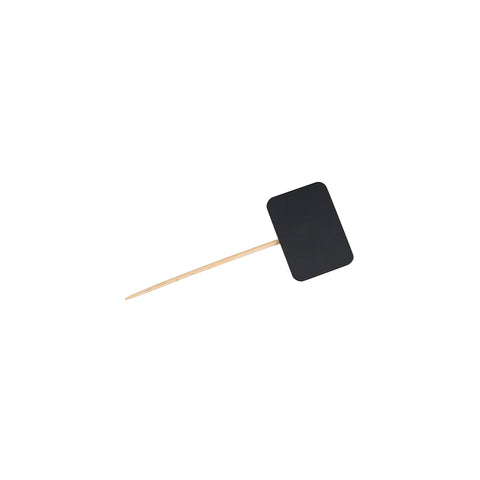 47968 Garnishes & Skewers Mini Chalk Board Skewer Bamboo 180mm