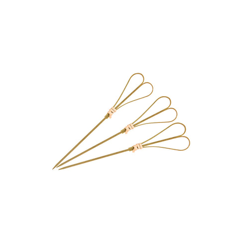 47985 Garnishes & Skewers Heart Skewer Natural Bamboo 150mm