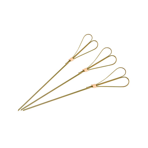 47988 Garnishes & Skewers Heart Skewer Natural Bamboo 180mm