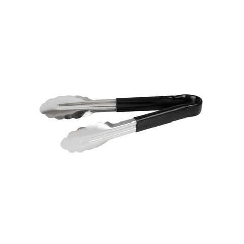 48009-BK Colour Coded Tongs One Piece Tong Black 230mm