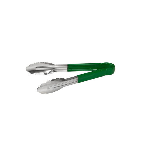 48009-GN Colour Coded Tongs One Piece Tong Green 230mm