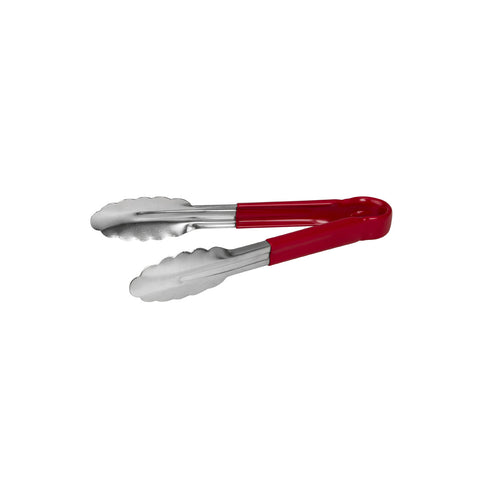 48009-R Colour Coded Tongs One Piece Tong Red 230mm