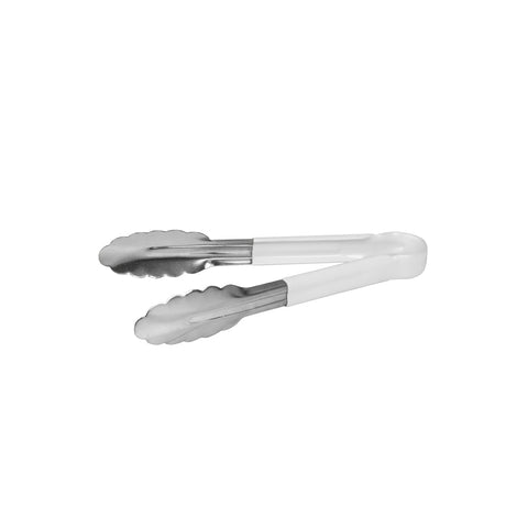 48009-W Colour Coded Tongs One Piece Tong White 230mm