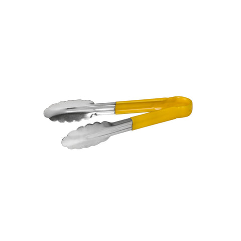 48009-Y Colour Coded Tongs One Piece Tong Yellow 230mm