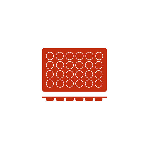 54609 Silicone Moulds Pomponette Mould 300x175mm / 18ml