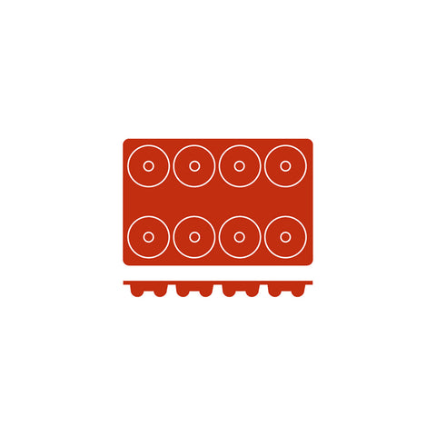 54611 Silicone Moulds Savarin Mould 300x175mm / 50ml