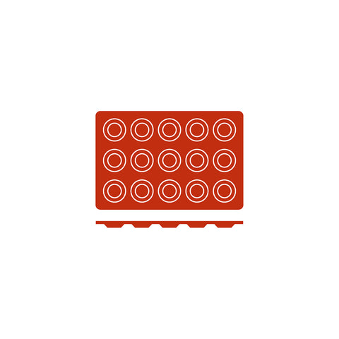 54613 Silicone Moulds Mini Tartaleta Mould 300x175mm / 20ml