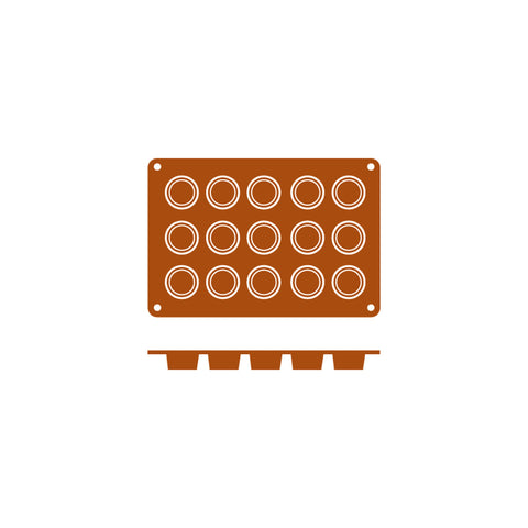 54627 Silicone Moulds Petit Four Mould 300x175mm / 30ml