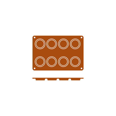 54629 Silicone Moulds Florentino Mould 300x175mm / 35ml
