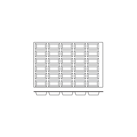 54806 Silicone Moulds Mini Cake Mould 600x400mm / 110ml