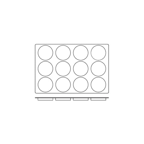 54829 Silicone Moulds Disco Mould 600x400mm / 120ml