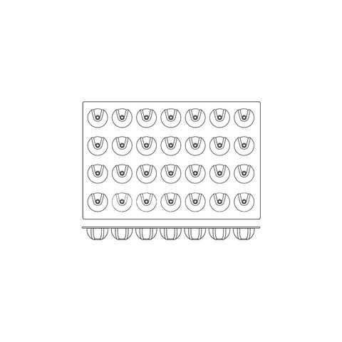 54843 Silicone Moulds Ecypse Mould 600x400mm / 100ml