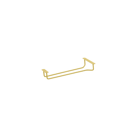 56125 Glassware Storage Glass Hanger - Single Row - Brass 250mm