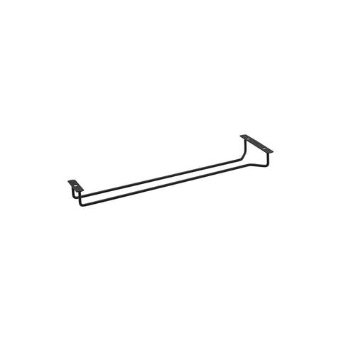56142 Glassware Storage Glass Hanger - Single Row - Black 400mm