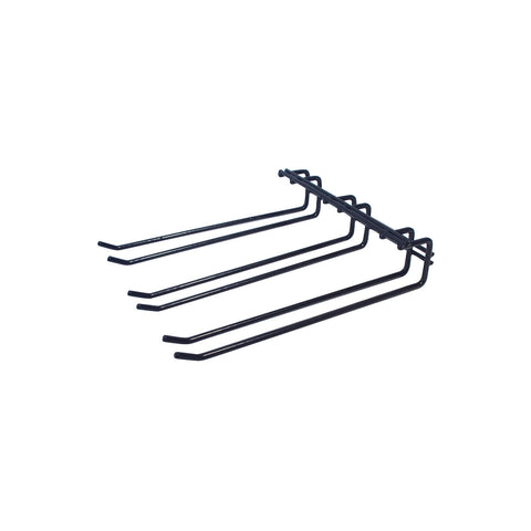 56181 Glassware Storage Glass Hanger - Triple Row - Black 270x220mm